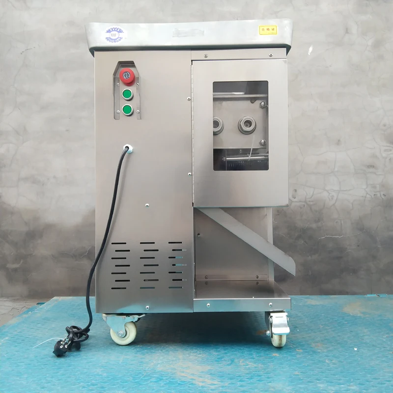 Vertical Commercial Meat Cutter Fresh Meat Vegetable Slices Cut Silk Cutter Machine Stainless Steel Meat Slicer