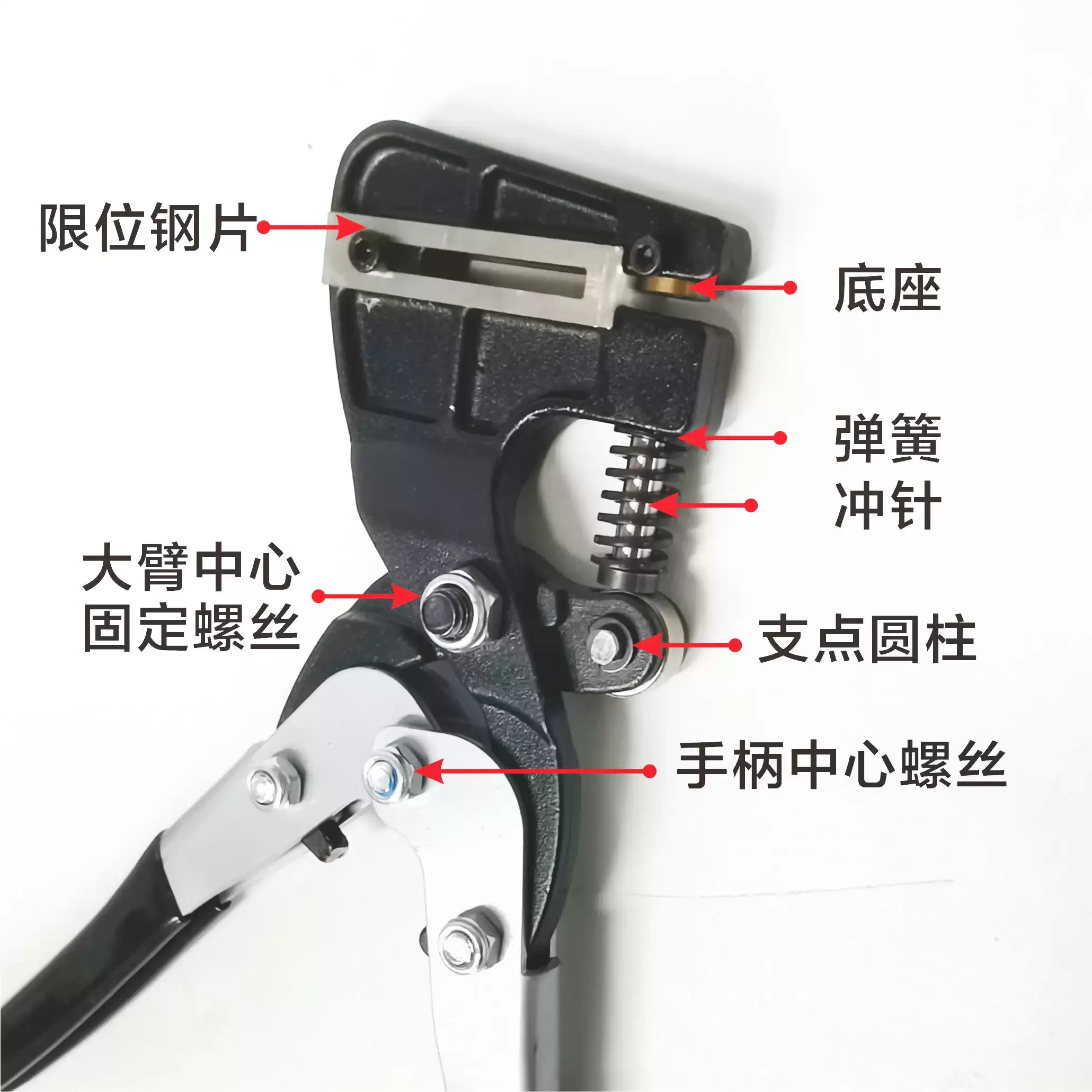 Industrial Grade Round Hole Punch Pliers, Heavy‑Duty Opener for Stainless Steel Plate, Luminous Billboard  Aluminum Edge Letter