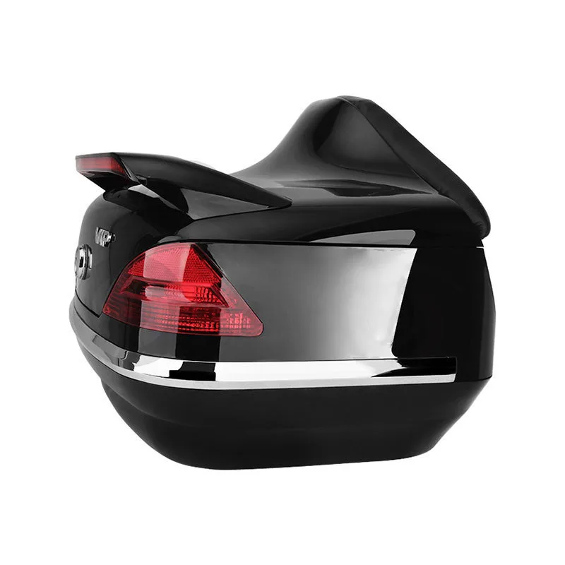 

Tour Pack Tail Box Trunk Luggage Top Case With Light For Harley Motorcycle Scooter