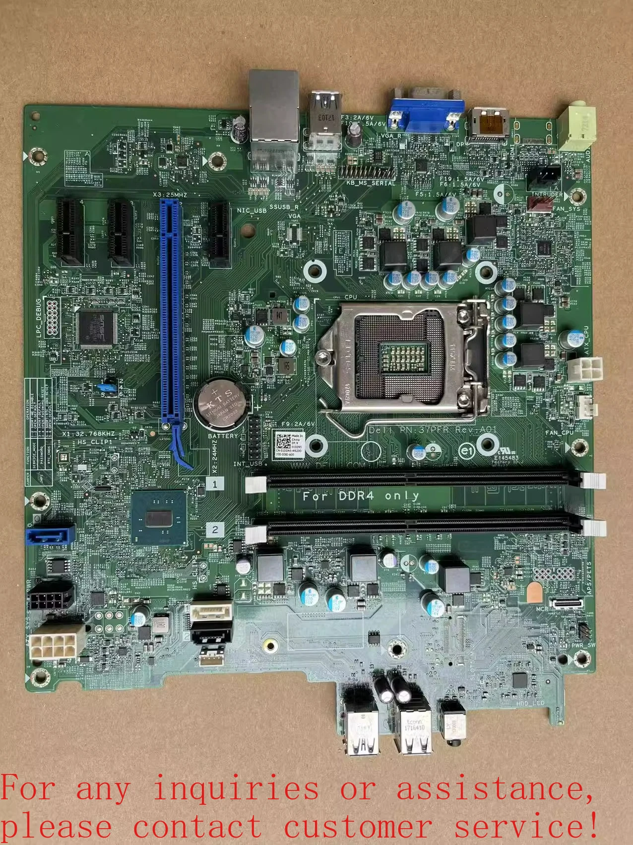 

Optiplex 3046 MT main board 37PFR 01DDN5 CMXK2 GCXFM For DELL