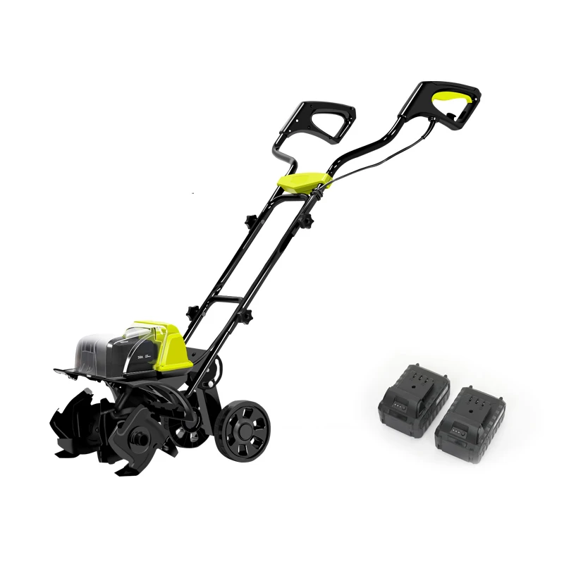 DC 40V Electric Scarifier Micro-Tiller Tiller Small Agricultural Plowing Machine Household Plowing Digging Orchard