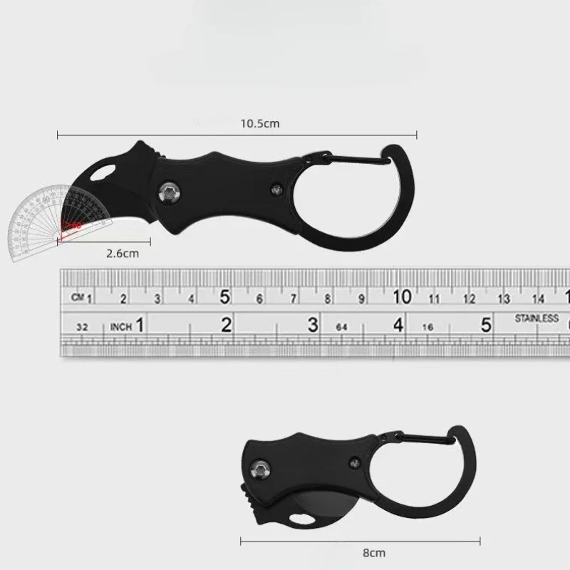 Mini chaveiro faca de bolso aço inoxidável acampamento pequeno mini faca portátil descascador lâmina fixa multi ferramenta edc com corrente