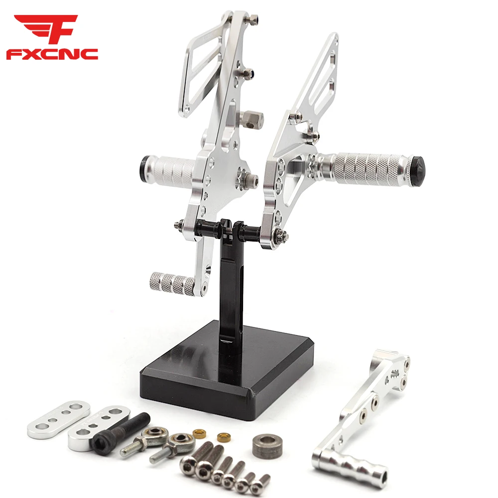 For Suzuki Gsxr600 750 2011-2020 Motorcycle Rearset Footrest Footpeg Cnc Aluminum Gp Shifter Pedal Foot Peg Rear Set