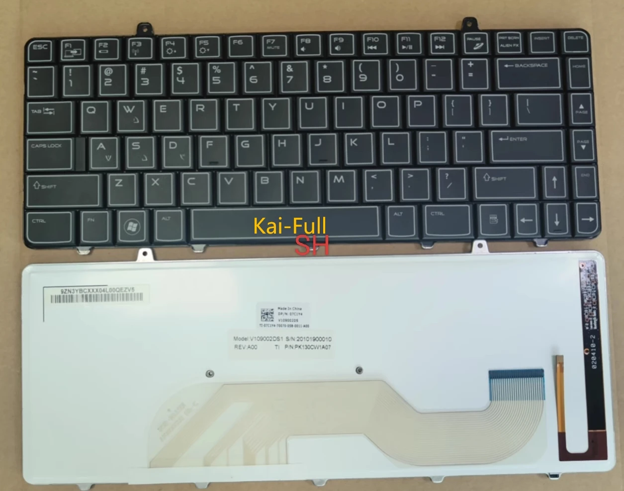 

Laptop Keyboard For Dell Alienware M11X R2 M11X R3 replacement keyboard US Layout With backlit and black color