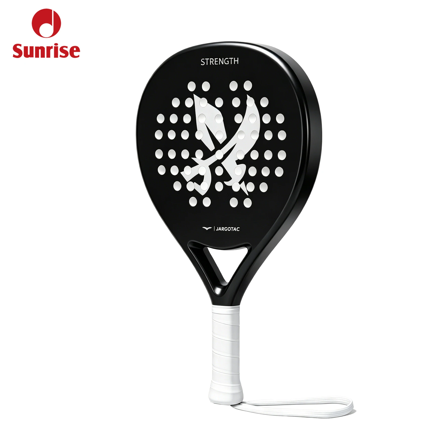 High Quality SA001 Padel Sports Racket EVA Core Carbon Fiber Fiberglass Nylon Net 260x260mm Face Size Shock Resistant