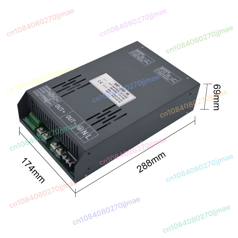 

Импульсный источник питания связи RS485, 3000 Вт, протокол Modbus 12v24V36V48V220V 180A с PFC