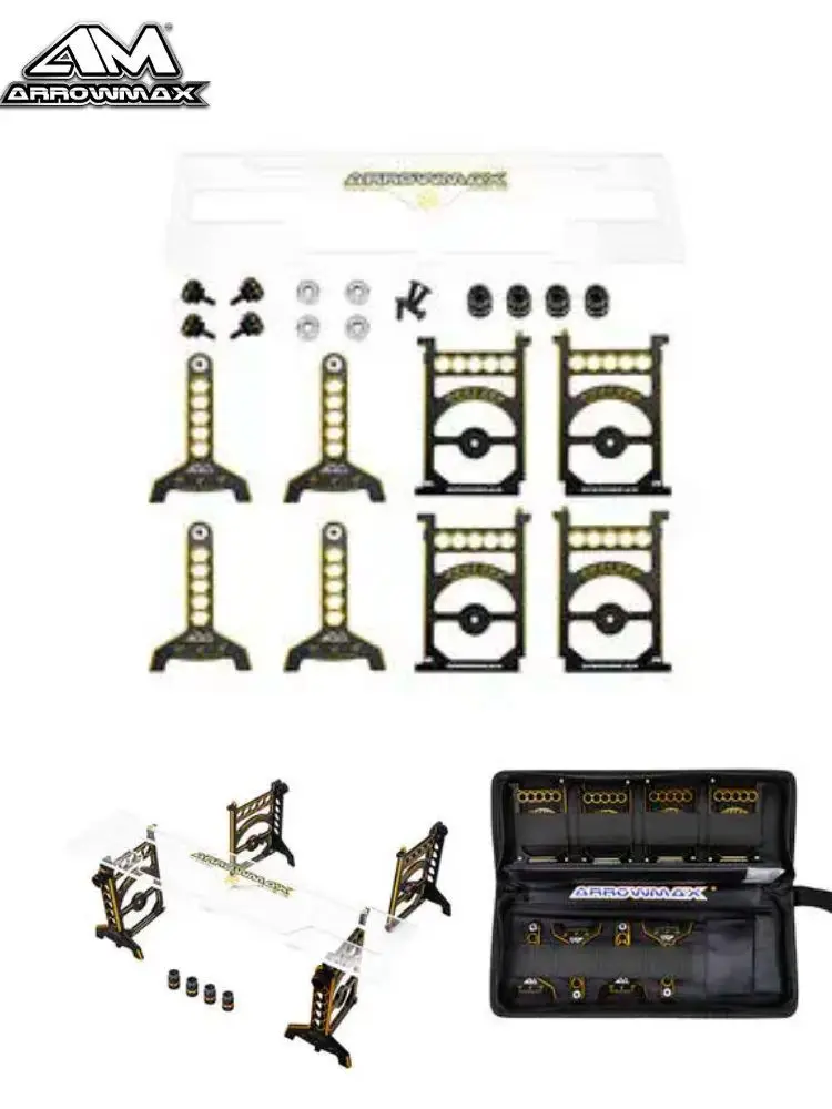 Origineel ARROWMAX AM-171040-LE Set-Up-systeem voor 1/10 toerwagens met tas Limited Edition Rc Tool - afbeelding 2
