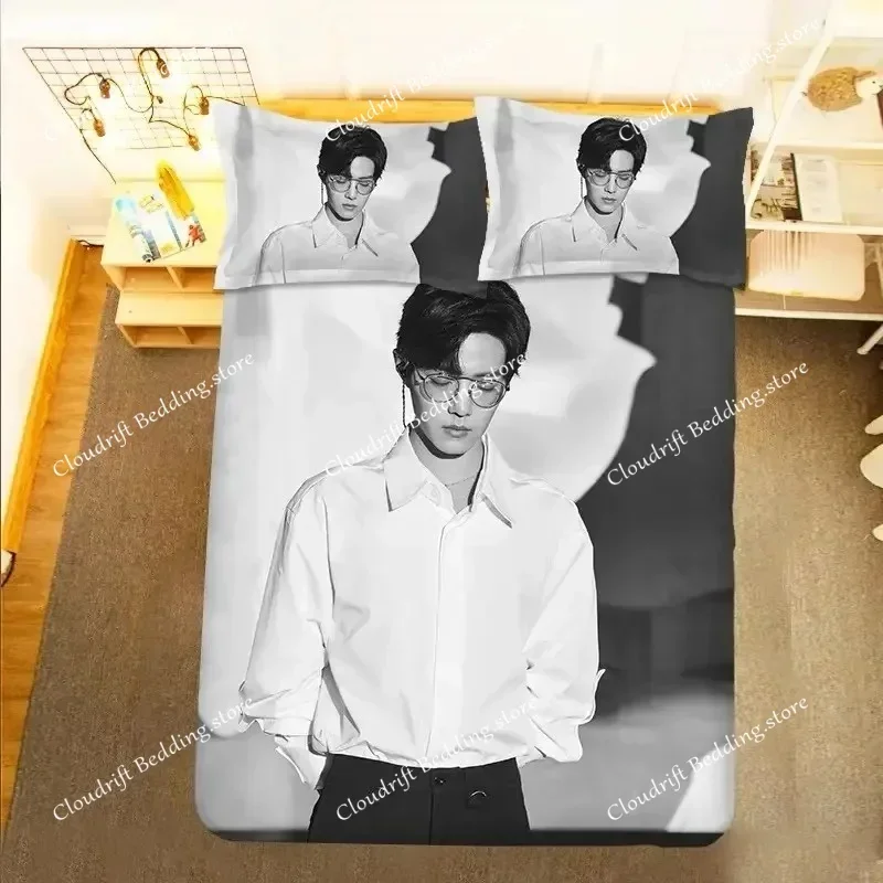 

Xiao Zhan HD Poster Pillowcase+ Duvet Cover Single Dormitory Student Knit Zan Zan Lifestyle Photos Double Bedding Set026
