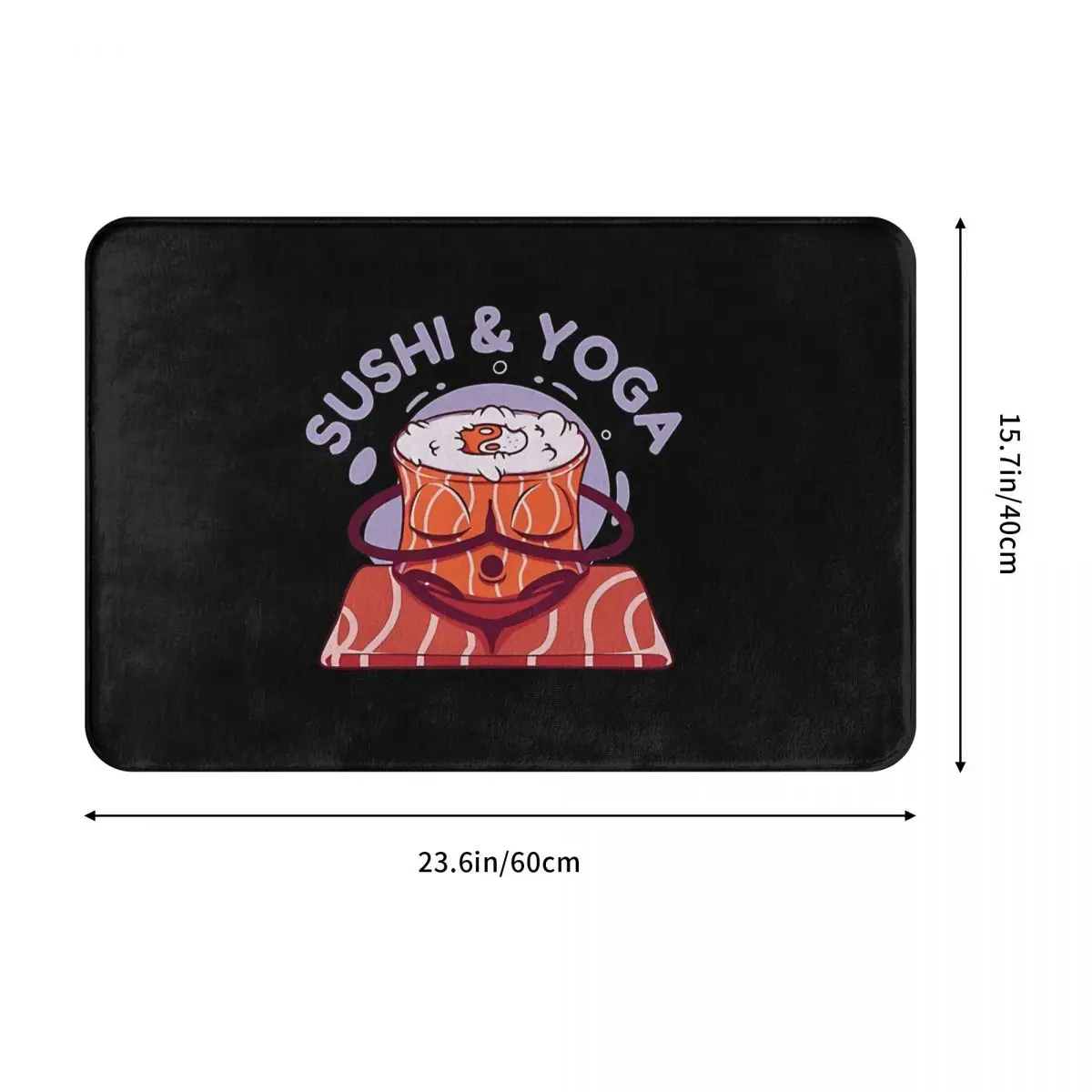 Sushi Food Bath Mat Yoga Doormat Kitchen Carpet Entrance Door Rug Home Decoration