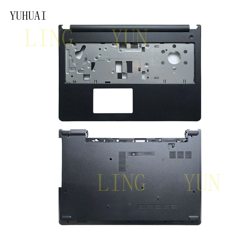 

Корпус для ноутбуков Dell Inspiron 3558, 3559, 3552, 15-3558, 15-3552: крышка суппорта и нижняя крышка (палмрест)