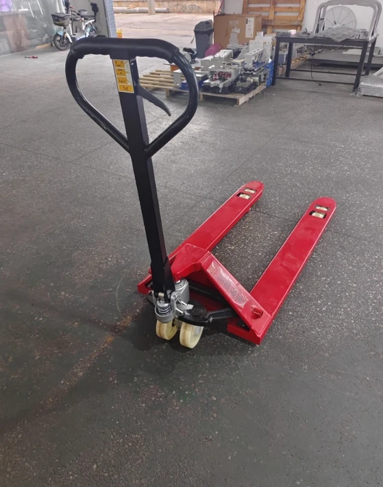 

Warehouse material handling equipment hydraulic pallet handcart 2 tons -2.5 tons material pressure pallet handcart