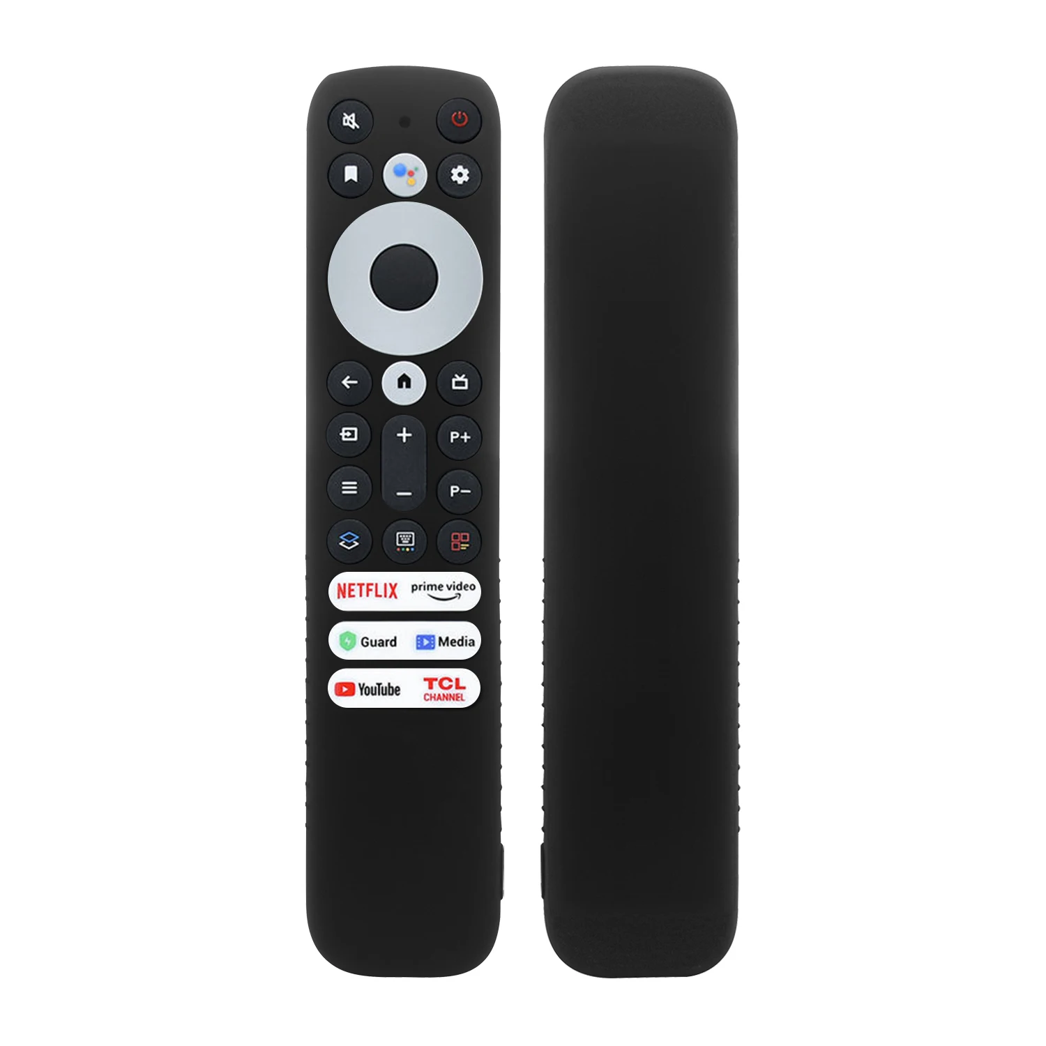 For TCL RC902V FMR1 Voice Remote Silicone Remote Control Cover Case with Lanyard Anti Slip Television Remote Cover All Inclusive