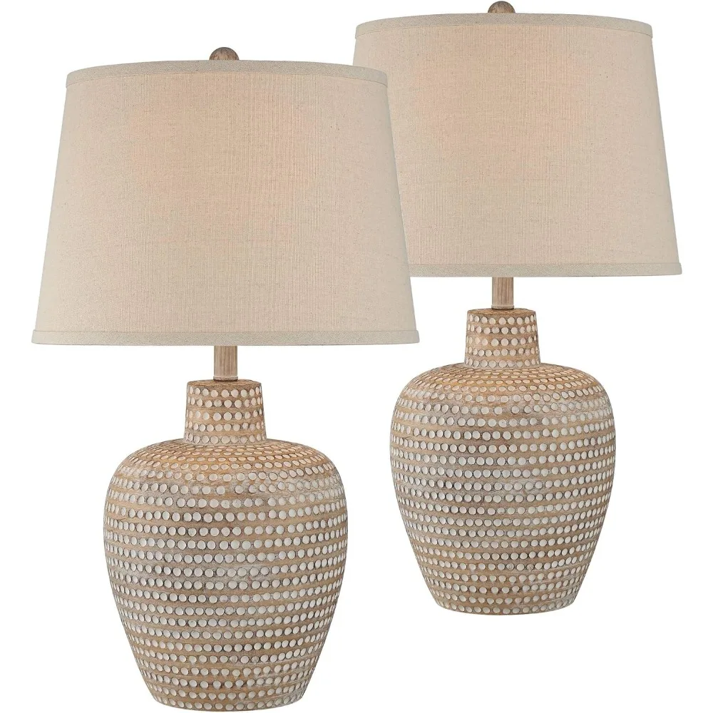 Rustic Southwestern Style Pot Table Lamps 27