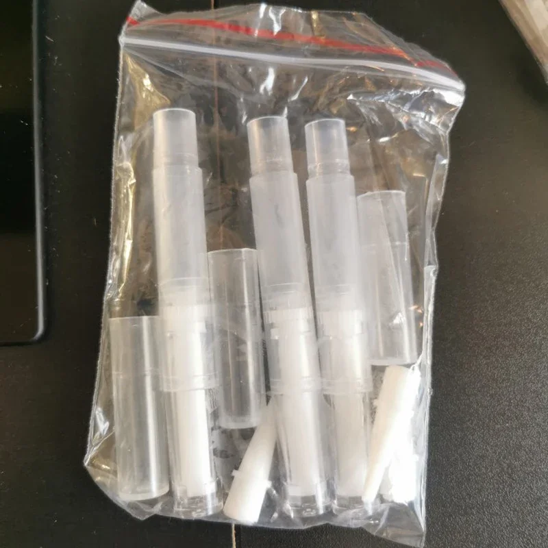 قلم تويست فارغ مع فرشاة زجاجة إعادة الملء 1/2/3/5 قطعة حاوية مستحضرات التجميل أنبوب طلاء الأظافر بلسم مسمار الفن الطلاء زيوت الماسكارا القلم