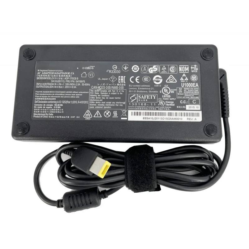 

A+20V 8.5A 170W AC Adapter Charger For Lenovo Legion Y720-15 Y7000P 7700HQ
