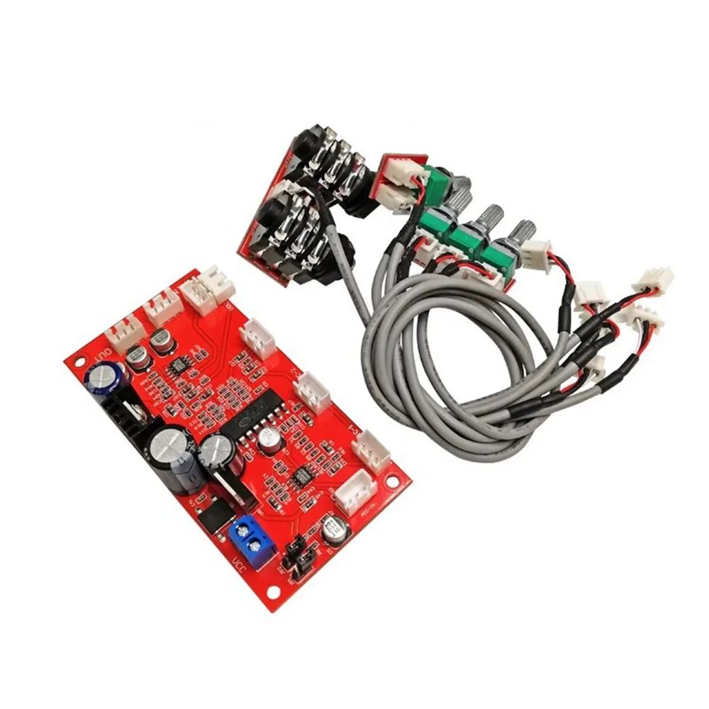 

Pre-amplification Effect CD2399 Karaoke Board AC/DC Power Supply Treble Midrange Bass Microphone Potentiometer HiFi Stereo