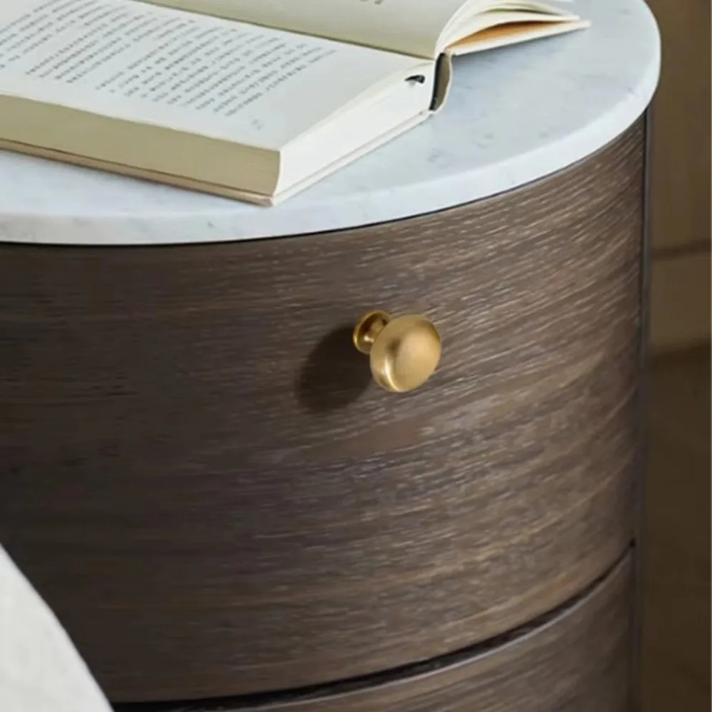 Antique Bronze Cabinet Door Handles Zinc Alloy Single-Hole Installation Drawer Furniture Knobs Wardrobe Door Handles
