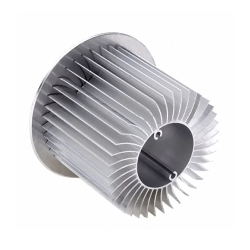 Custom Aluminum Profile Factory High Density Black Anodized 6063 Aluminum Extruded Heat Sink