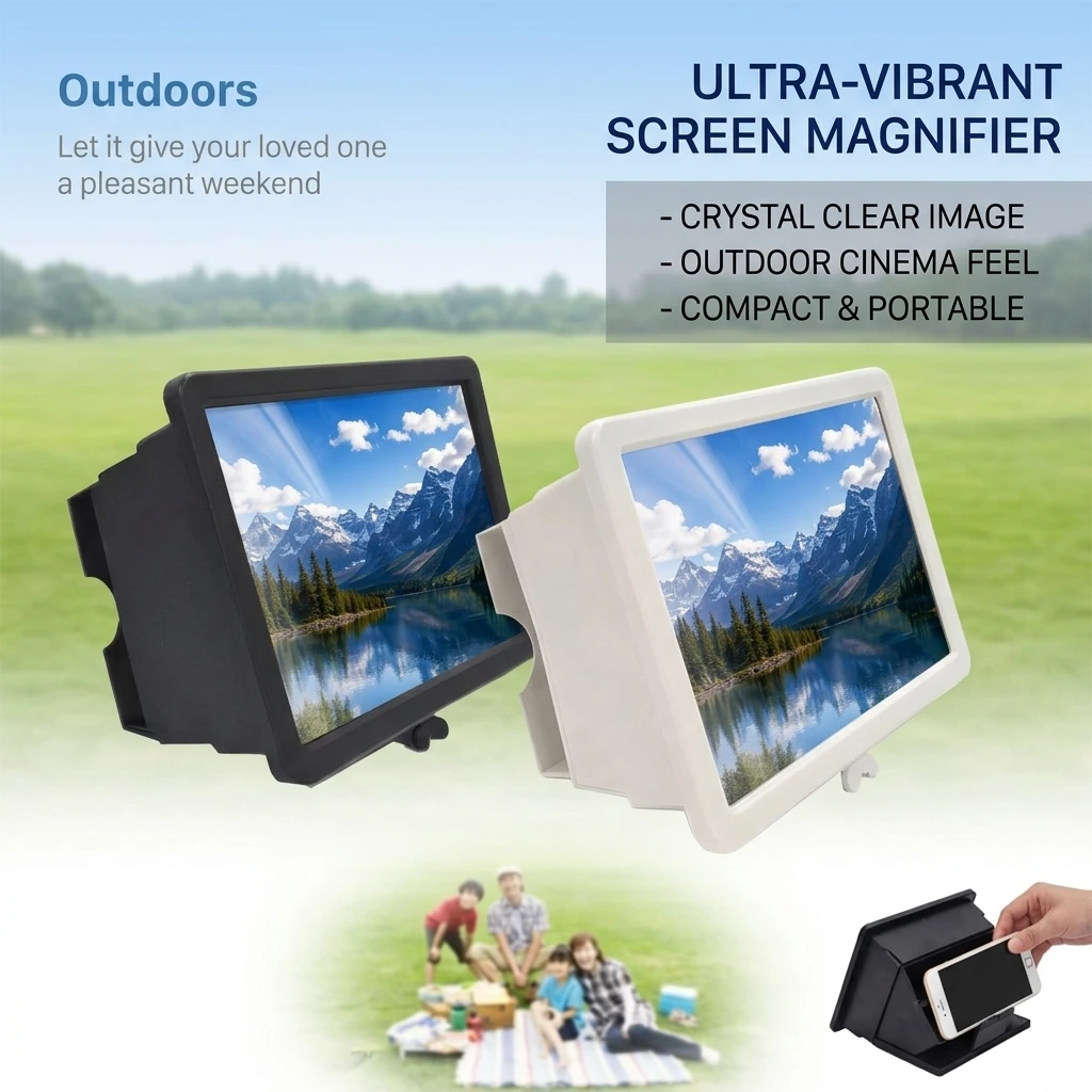 Ultra Clear Large Screen Mobile Phone Amplifier High Definition Eye Protection Projection Display Screen Expander