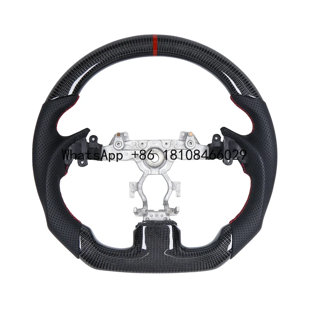 Real Carbon Fiber Steering Wheel Fit For Infiniti G37 G37X 2007-2013 Automotive Car Steering Wheel