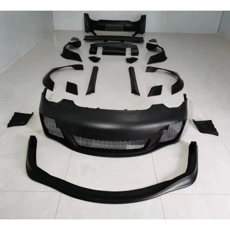 High Quality Modified Body Kit Front Rear Bumper Side Skirt Wheel Eyebrow Spoiler Front Lip For Porsche 911 997 Auto Accessories