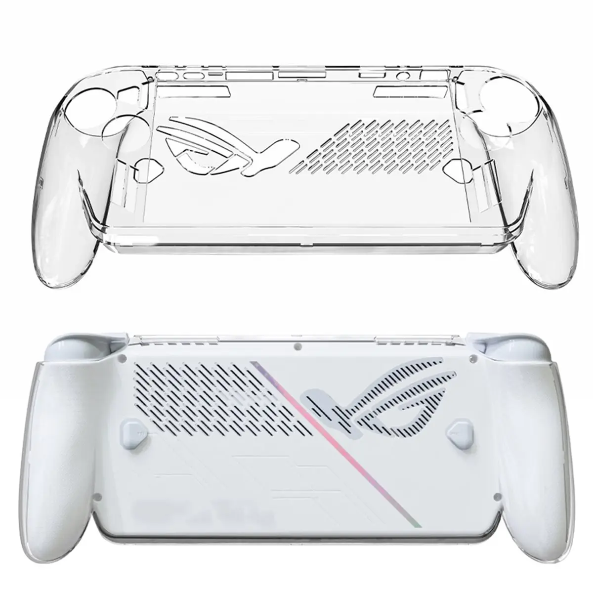 New Electronics Transparent Handheld Game Console Case for Ally X, Soft Anti-Slip Protective Cover