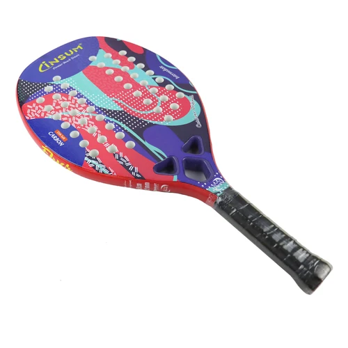 Imagen 2 del producto Raqueta de tenis de playa INSUM EVA SOFT Carbon 22mm HR3 Core raqueta de tenis de playa de alta calidad para hombres mujeres principiantes