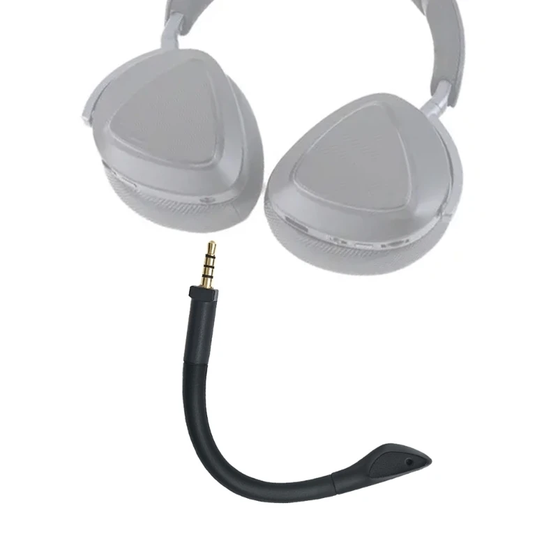 Replacement Mic Headsets Microphone for Headsets Featuring Tangling Proof Cable