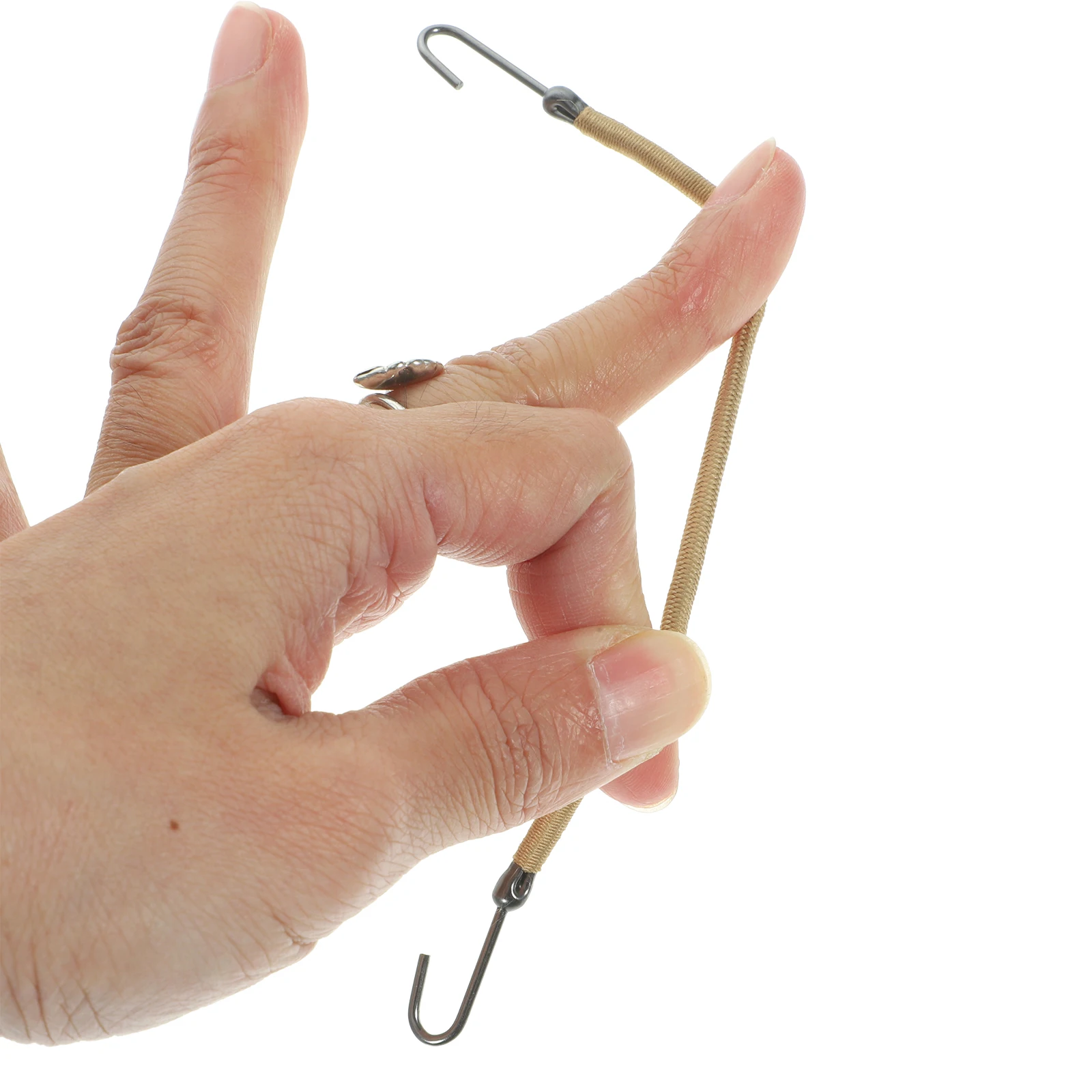 

15 шт., крючок для волос, веревка, эластичные ленты, аксессуары для хвоста, банджи, резинки для волос, толстые, для йоги, путешествий, легкие, удобные, гладкие