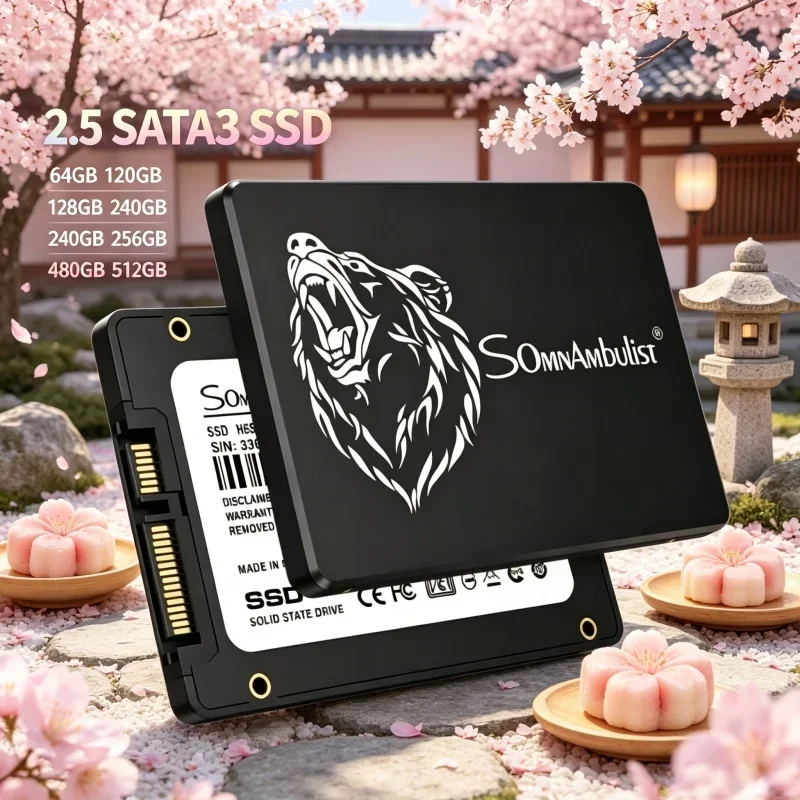 

2.5 Inch SATA3 Storage Drive Premium SomnAmbulist Shockproof Structure Durable For Daily Use