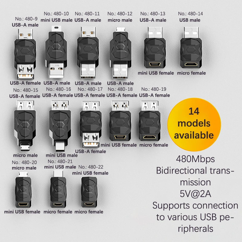 

Переходник с Usb на микро-USB, 480 Мбит/с