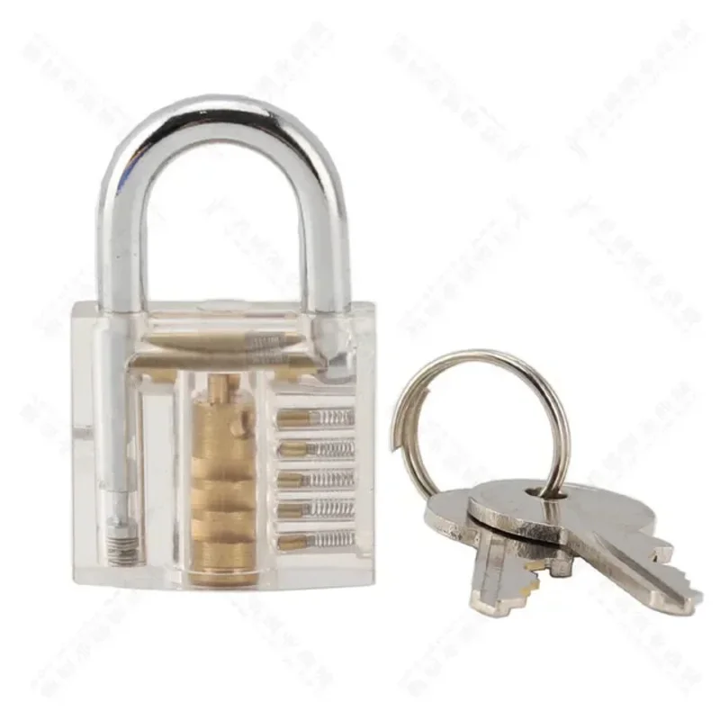 Locksmith Transparent Locks Pick Visible Cutaway Mini Practice View Padlock Hasps Training Skill For Furniture Hardware image 3