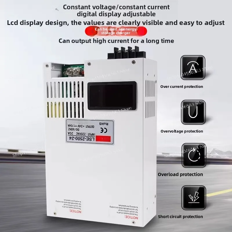 High Power SE2500W Switching Power Supply 36V12V24V0-220V Signal Control 200A100 Constant Voltage Constant Current