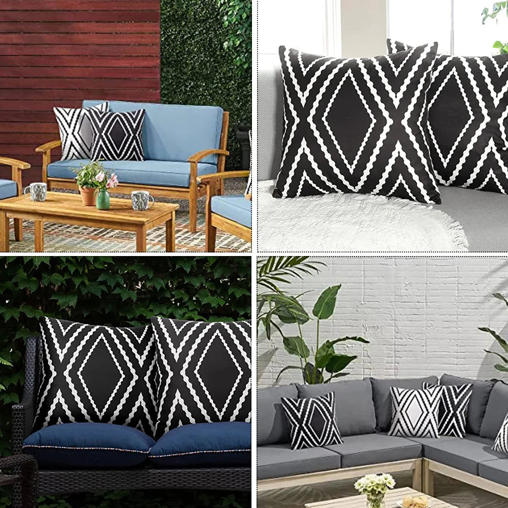 

Waterproof Pillowcase Polyester Outdoor Sofa Cover Decorative Green Home Stylish Throw Unique Housewarming Holiday Gift