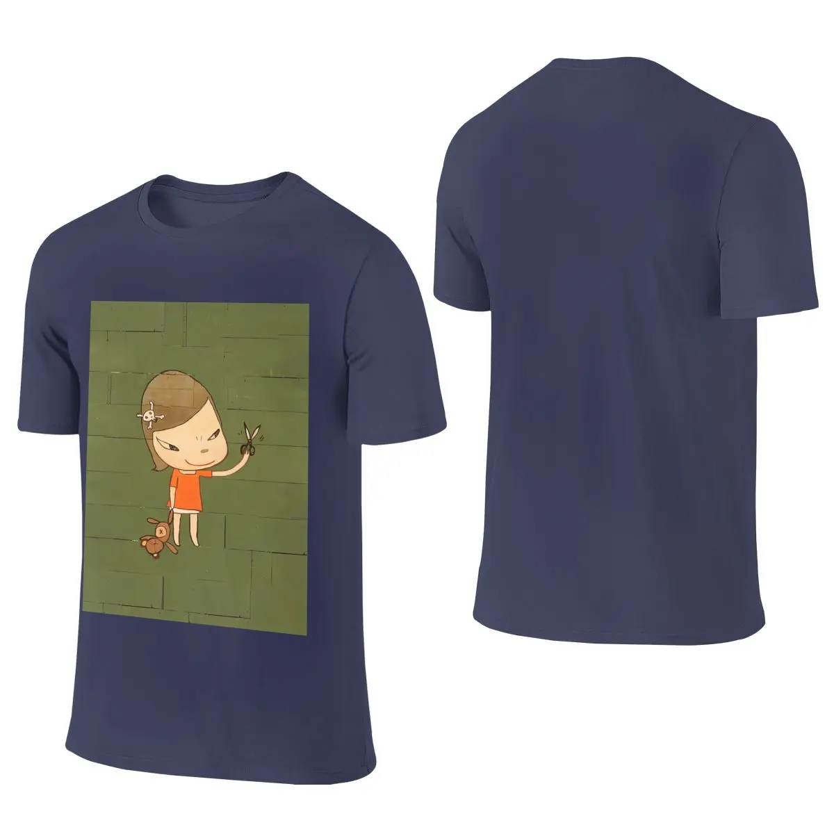 Yoshitomo Nara Fanart Sports Reversible T-shirt Street Trendy Cool   Basic Tee