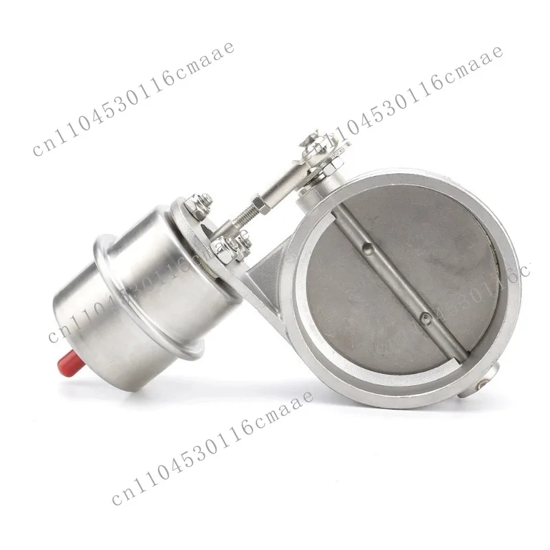 Automotive Exhaust Positive Pressure Valve Stainless Steel Pneumatic Butterfly Valve 51/63/76mm Exhaust Pipe Retrofit Valve