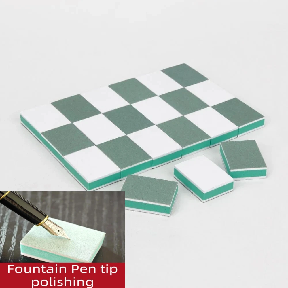 100/1 PCS Fountain Pen Nib Polishing Plate Smooth Nib Handheld Pen Scratch Removal Pen Barrel Bright Restoration School Supplies
