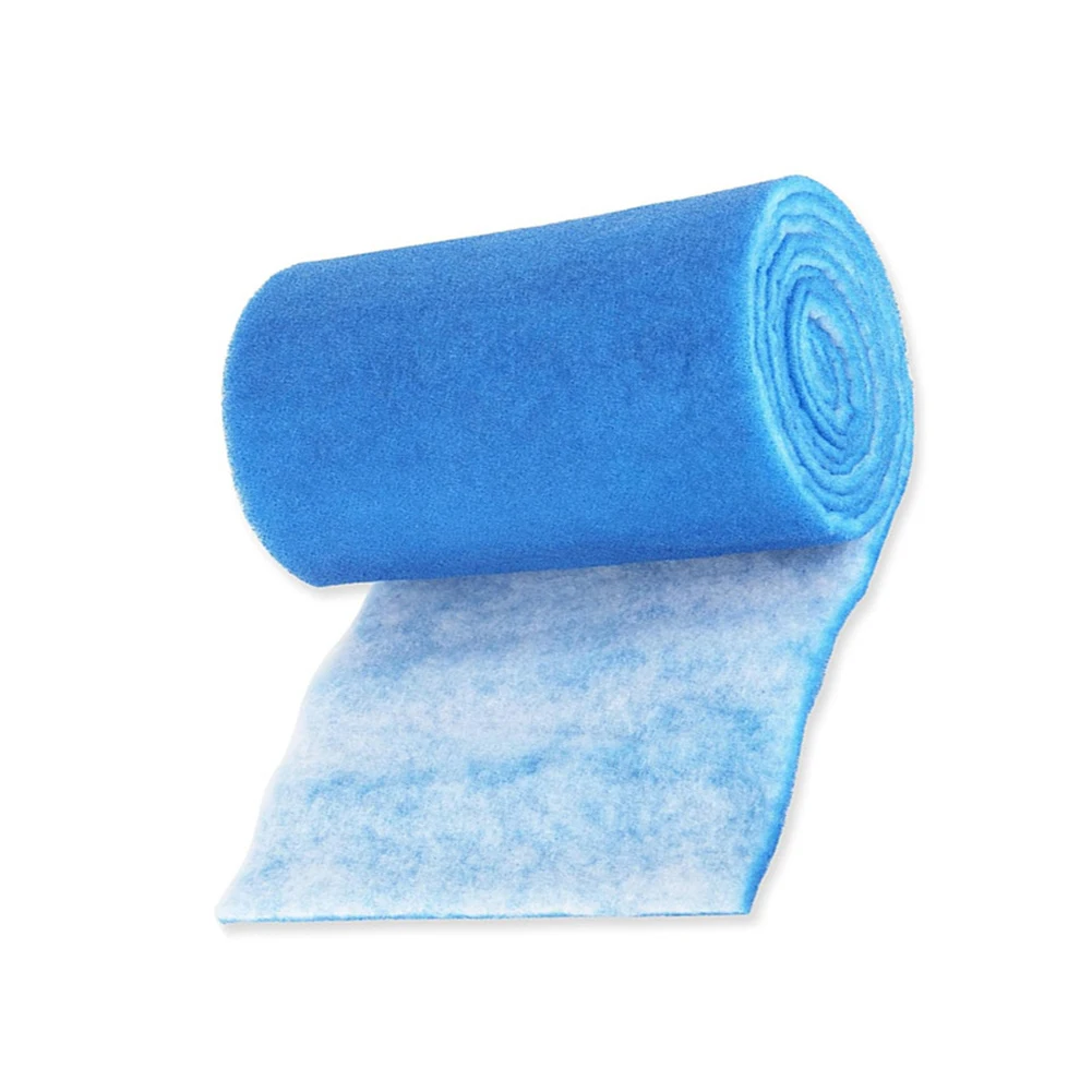 Reusable 8 Air Filter Roll Washable Polyester HVAC Filter Pad For Custom Size Home AC Ventilation System Cleaning