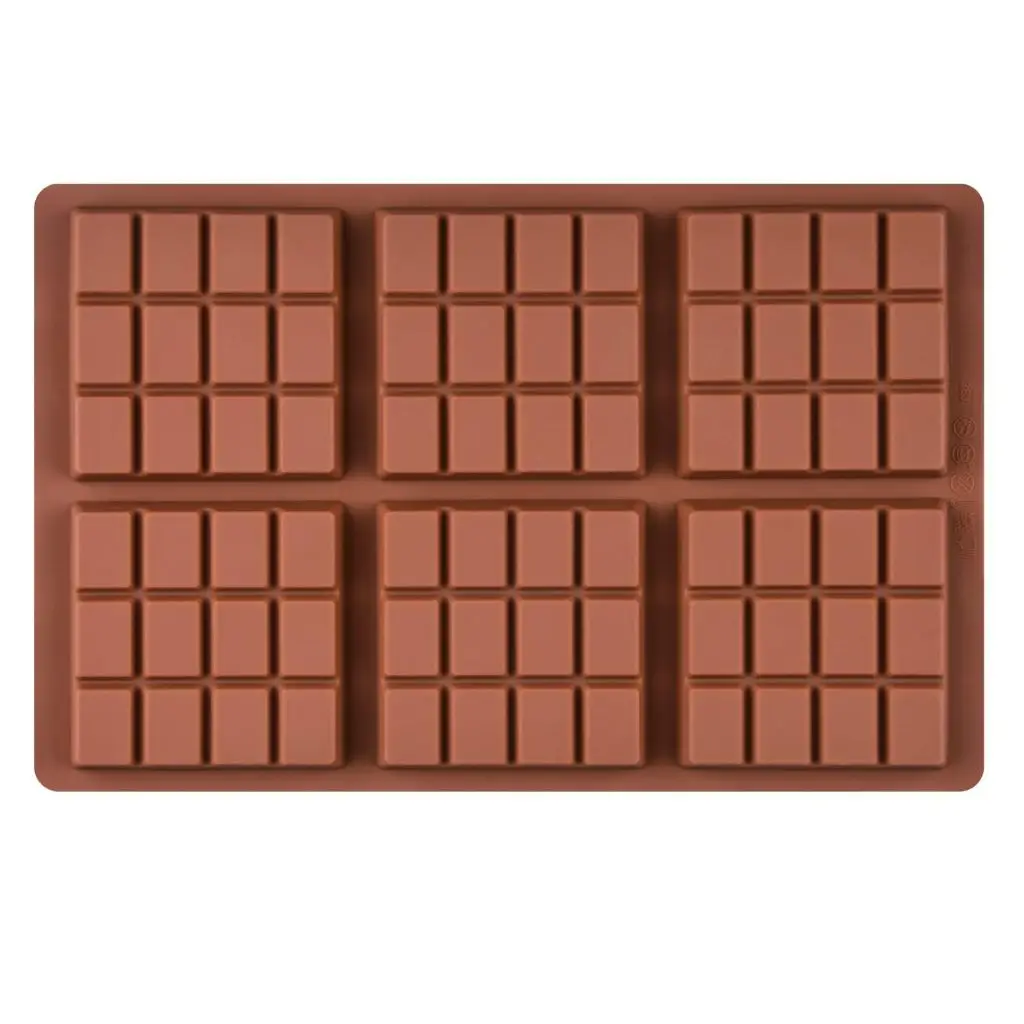 Schokoladenformen - Antihaft-Schokoladenformen, Lebensmittelechte Silikon-Schokoladenriegel-Form zum Backen, für Süßigkeiten und Schokoladensnacks – Detail 8