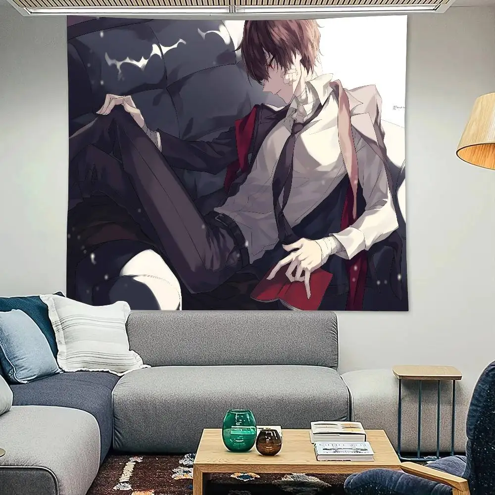 كوميكس B-Bungo S-ستراي D-الكلاب نسيج الديكور غرفة نوم عنبر خلفية القماش عطلة المنزل حفلة غرفة المعيشة نادي القماش