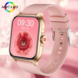 Montre intelligente étanche pour femme, écran tactile complet, appel Bluetooth, montres de sport, tracker d'activité, montre intelligente pour femme, 2024