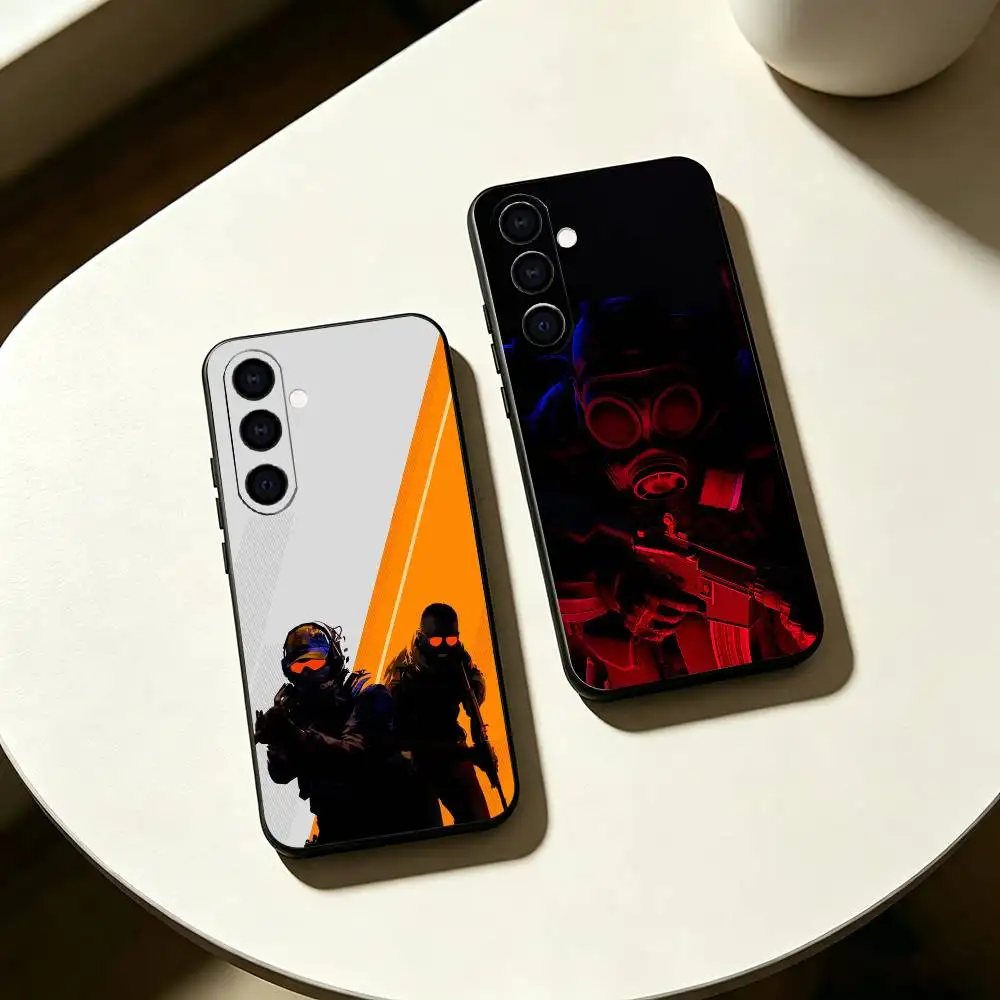 Counter-Strike 2 Stylish Game Phone Case For Samsung Galaxy A73,A72,A71,A70,A53,A52,A51,Soft Silicone Black Cover