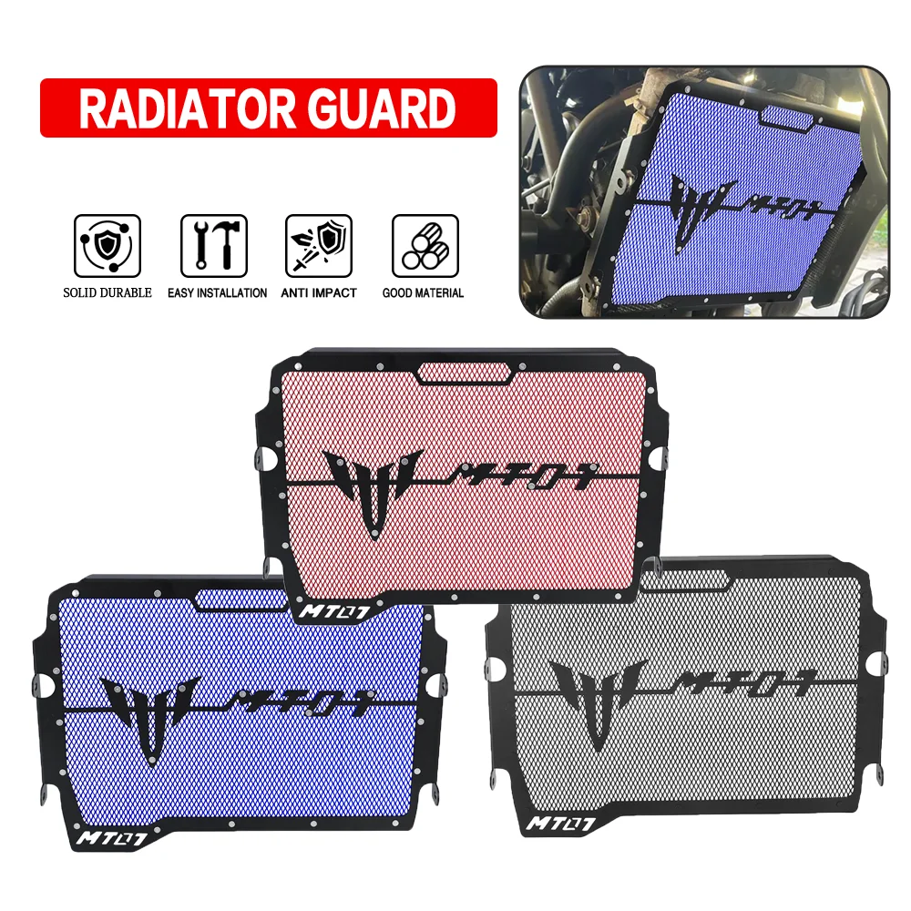 

MT07 FZ-07 radiator guard suitable for Yamaha MT07 FZ-07 2018-2024 2023 2022 2021 2020 Motorcycle stainless steel grille cover