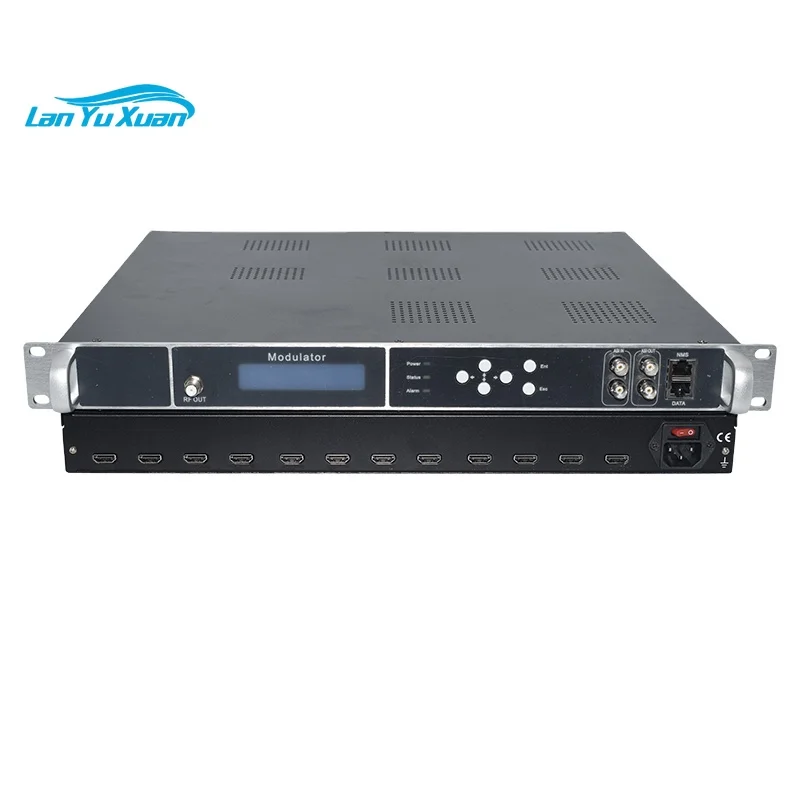 24 Channels H.264 FULL HD to Video IP Encoder with ASI Multiplexing
