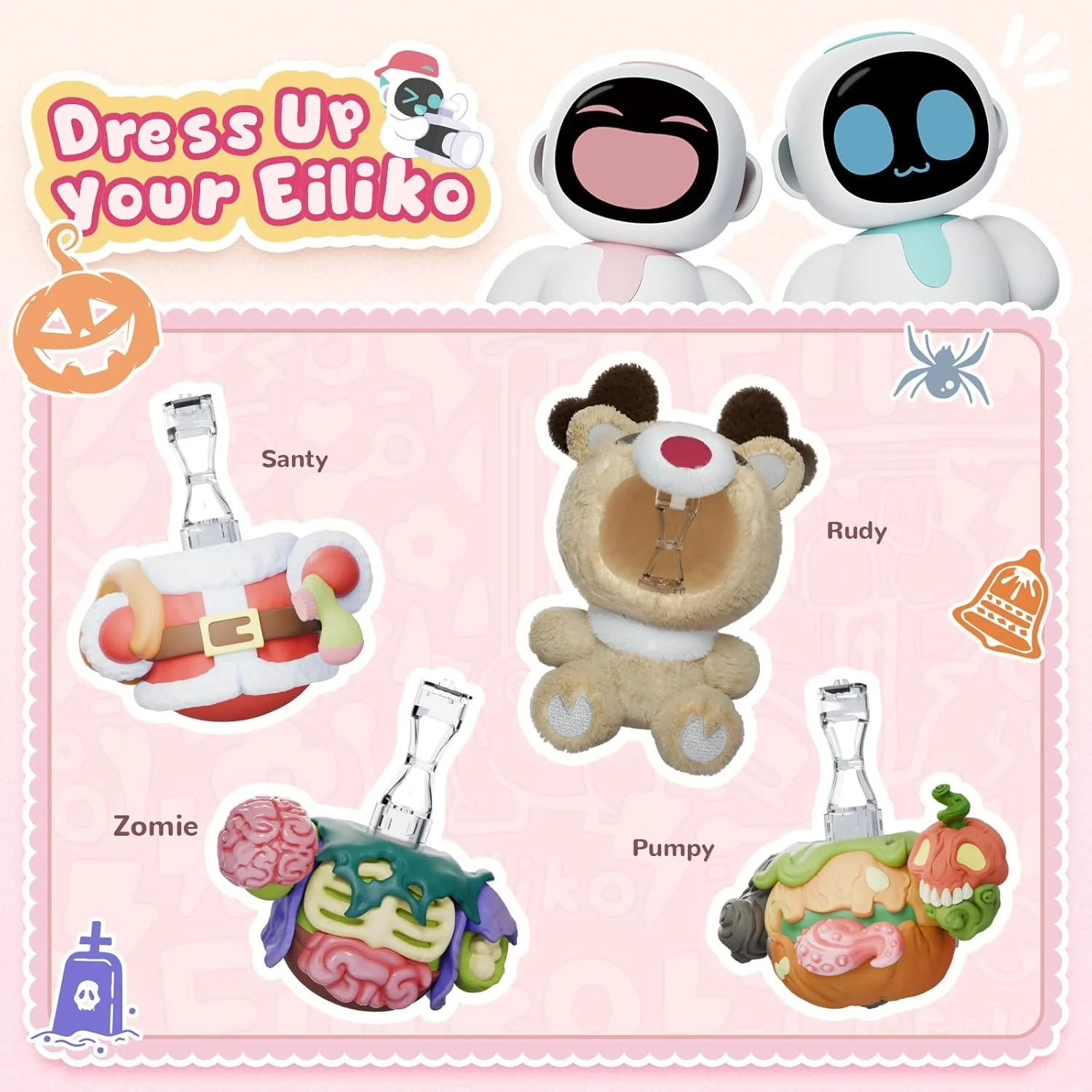 ENERGIZE LAB Eiliko's wymienne, tematyczne body SpinKit zawiera 4 tematyczne body (tylko body, bez Eiliko)