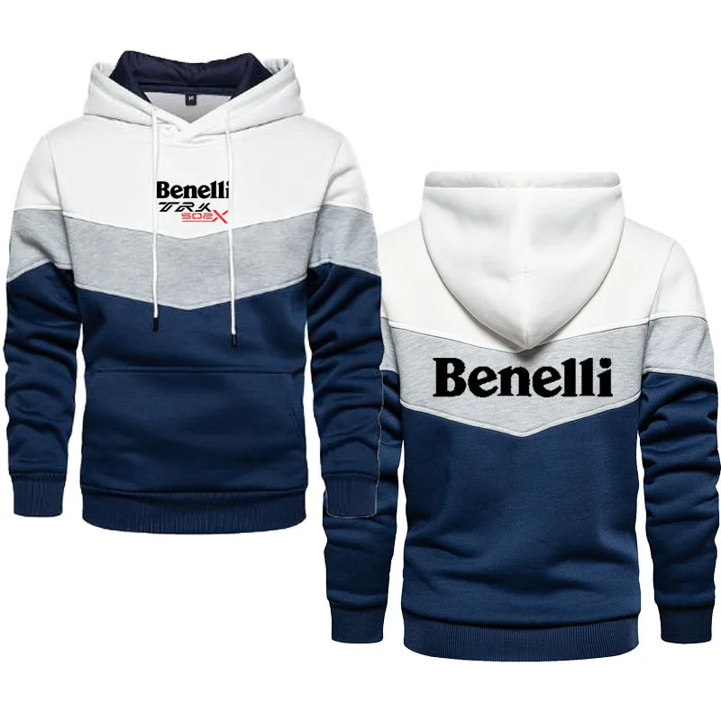 New oversized hoodie for men and women benelli trk 502x printed high quality brand Classic fleece tri-color hoodie for men