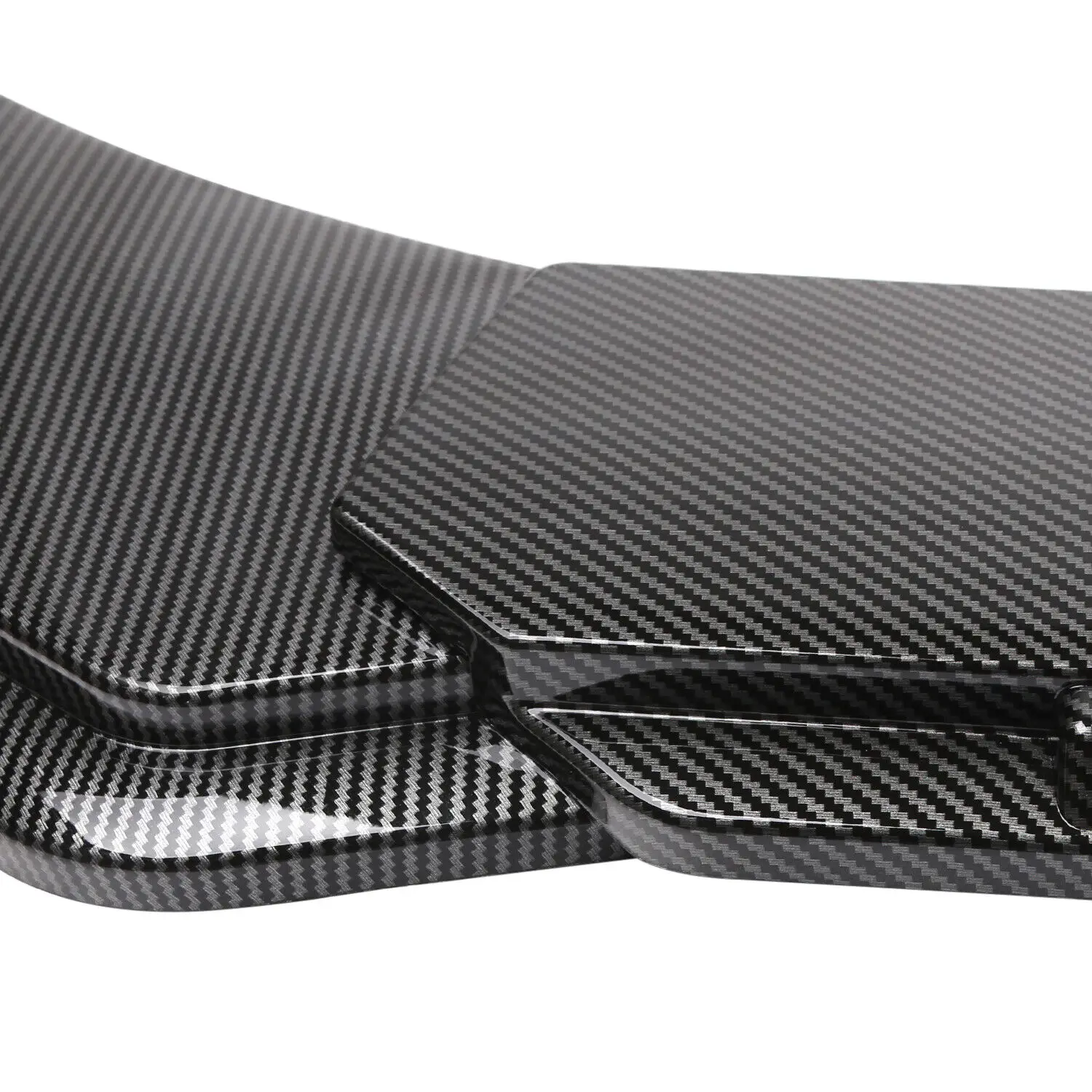 For Chevy Camaro SS 2016 2017-2024/ LS LT RS 2019-2024 Car Front Bumper Lip Splitter Spoile 3 Pieces Design  Carbon Fiber Style
