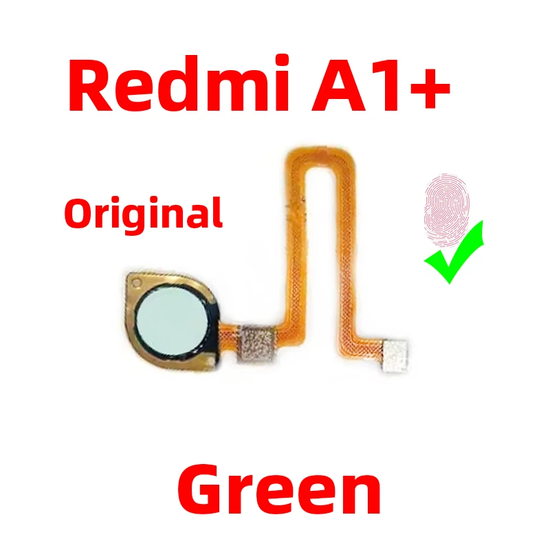 Original For Xiaomi redmi A1 plus A1+ Fingerprint Sensor Home Return Key Menu Power Button Flex Ribbon Cable
