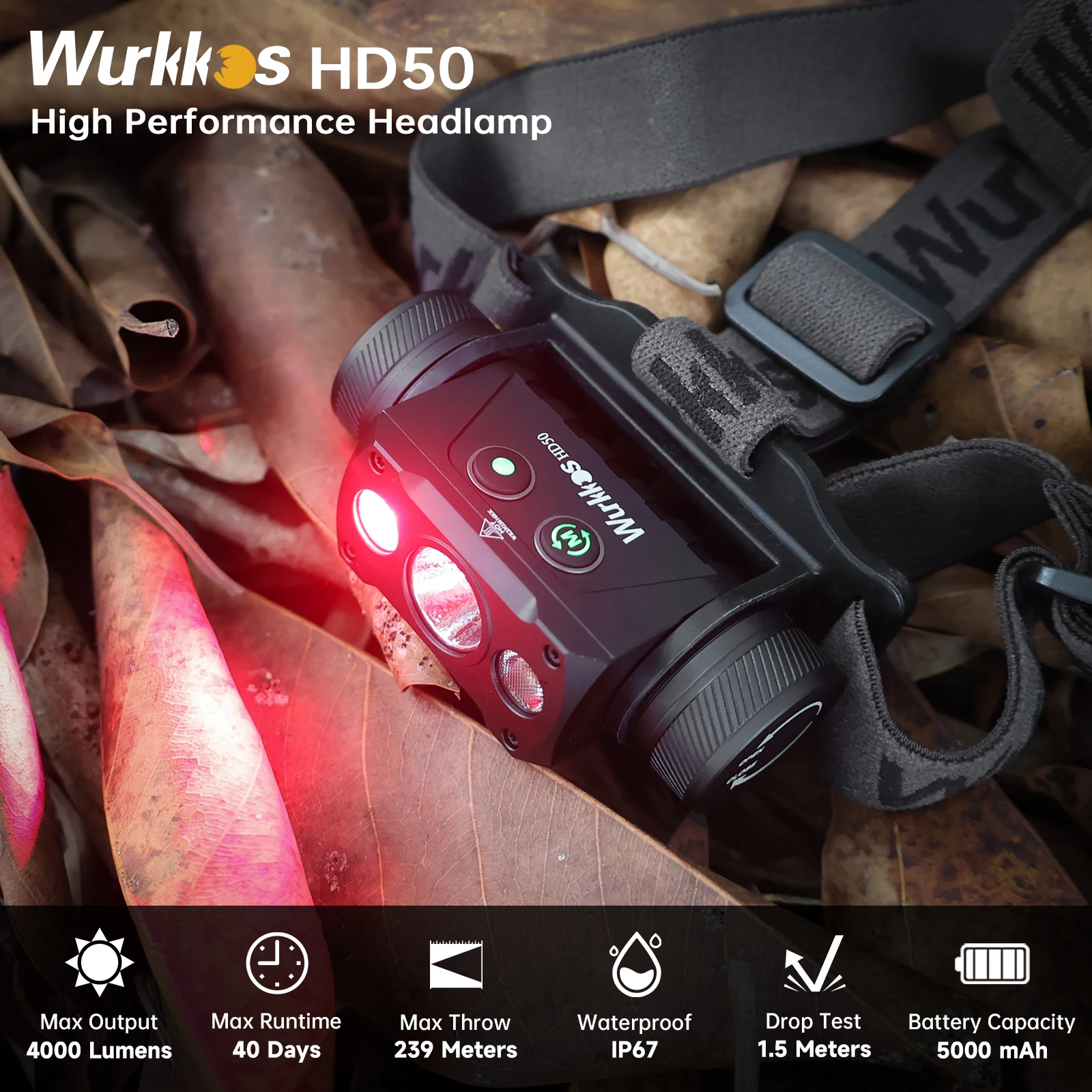 wurkkos-hd50-lampada-frontale-a-led-4000lm-torcia-ricaricabile-ad-alta-potenza-ip67-impermeabile-21700-illuminazione-da-pesca-con-luce-rossa-660nm
