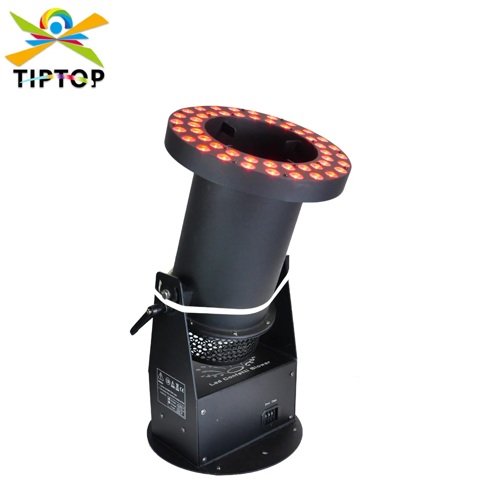 

Freeshipping 1200W Led Confetti Cannon 48x3W RGB LED Lamps DMX Control Professional Wind Blower Led Confetti Launcher DMX512